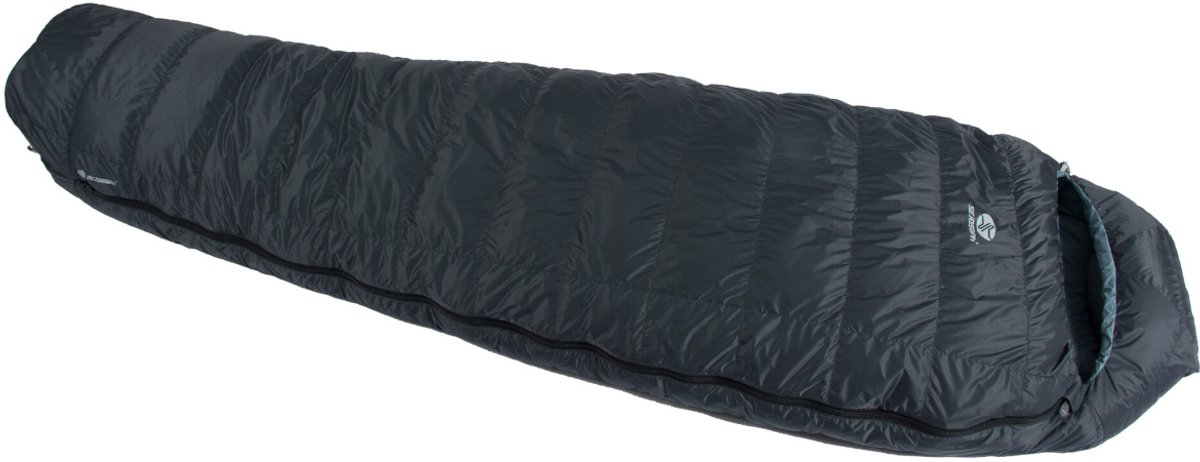 SirJoseph mummyslaapzak Trekking Rimo III 600 - links 170 cm - Grijs