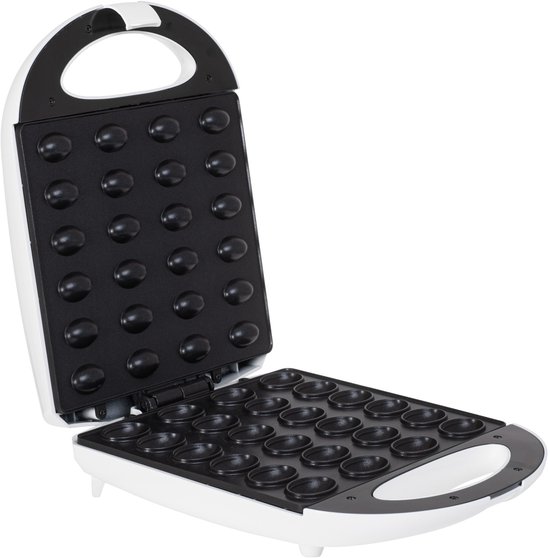 Avenido AV 3090 Noten- en Koekjesmaker - Cakemaker - Cake pop maker - Keukenmachine - 24 halve koekjes (12 compleet) - Antiaanbaklaag - 2 min baktijd - Bakeliet - Warmte-isolatie van Avenido — afbeelding 2