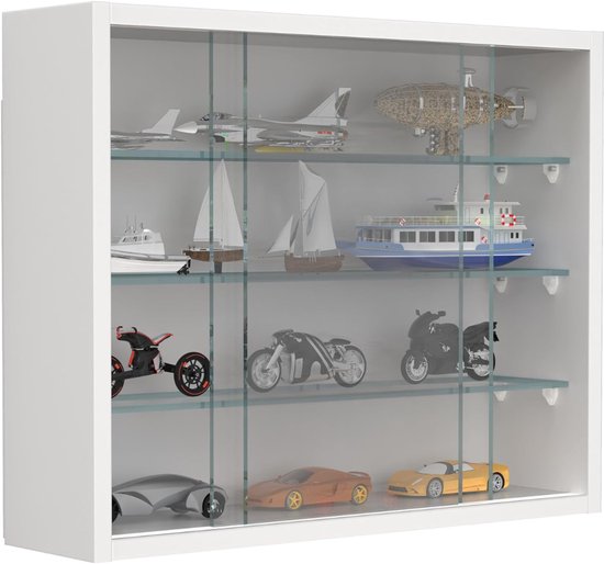 DailySupplies® Vitrine Glas - Vitrines de salon - Wit