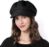 Lipodo Casquette Ballon Femme Newsboy - Imprimé Animal, Doublure Coton - Pour Automne/Hiver - Multicolore