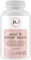 Natural Women Care - Stress & Energie Support - Vitamine - kruiden - Mineralen - Bijnier - bijnier ondersteunend - stress - energie - Vegan
