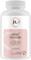 Natural Women Care - Relax Formule - Natuurlijke rustgever - Valeriaanwortel - Rhodiola - Passiebloem - Kamille - Hop en ook nog aminozuur L-Teanine