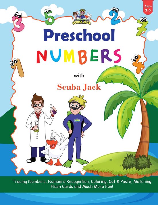 Learn Numbers with the Preschool Adventures of Scuba Jack - cover