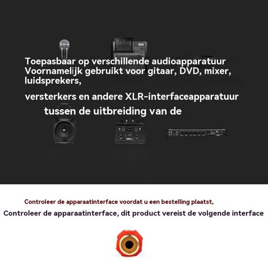 Auto RCA-kabel/kabelset optionele DC voeding 2 in 2 voor achteruitrijcamera CCTV LED