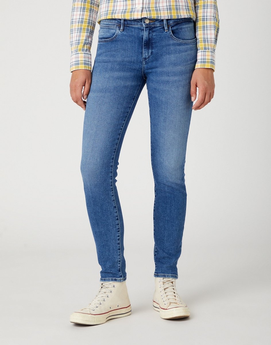 Wrangler SKINNY RAVEN W42 X L32 Blauw