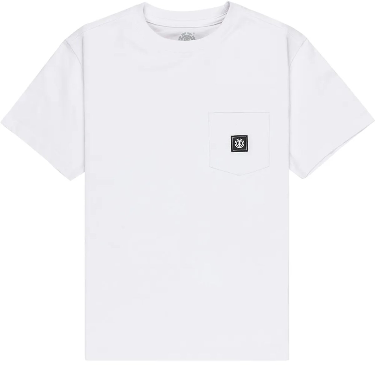 Element Icon Label Pocket T-shirt Met Korte Mouwen 14 Years Jongen Wit