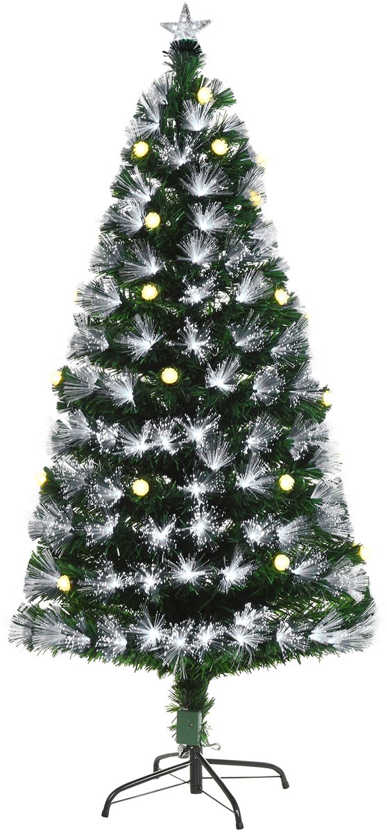 HOMCOM-Kerstboom-Plastic-63x63x120cm-Vert