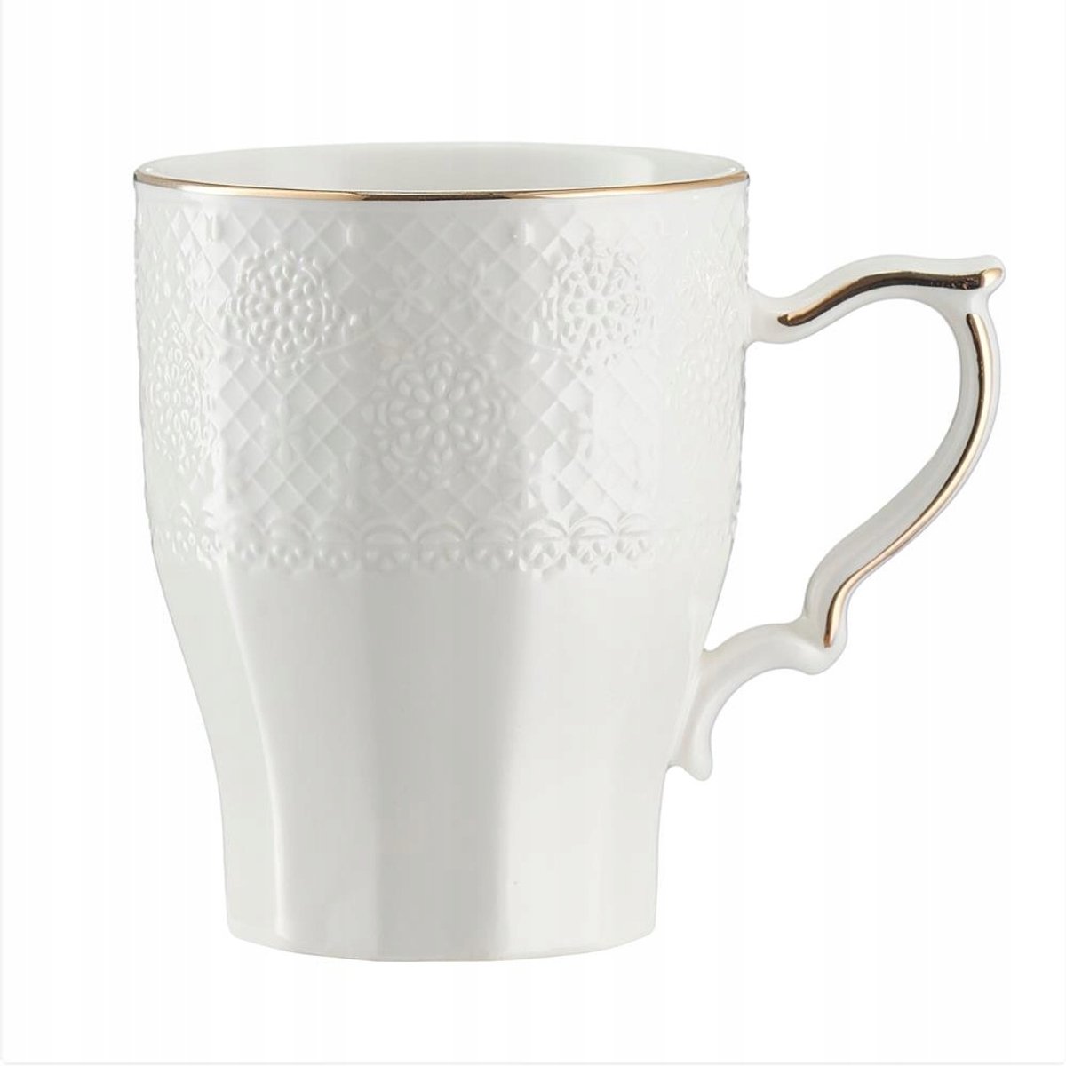 Villa Italia Renzo Porseleinen Mok 300ml met Gouden Accenten