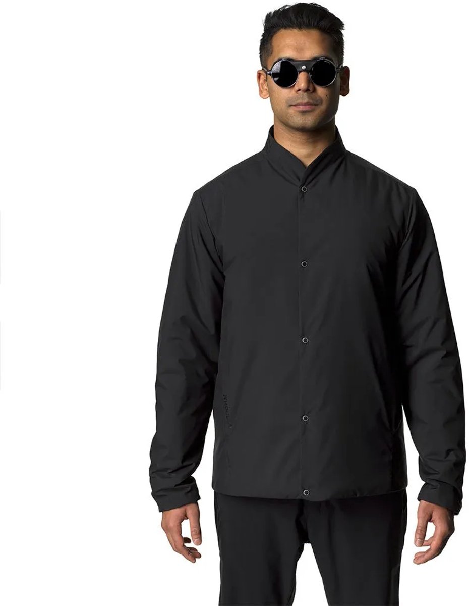 Houdini Enfold Jas Heren, true black Maat M
