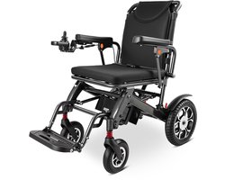 ZygenAir YHWL-003 Elektrische Rolstoel - 24V13Ah Batterijen - Lange Actieradius 25 km - Aluminium Frame - 12° Klimvermogen - Opvouwbaar & Lichtgewicht Ontwerp - 360° Joystick - Veilig en Stabiel - Zwart