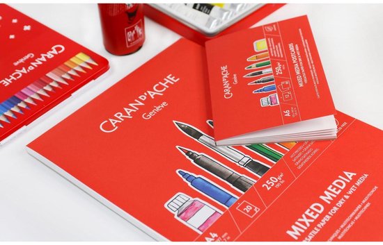 Bloc de papier technique mixte Caran d'Ache A3 20 feuilles