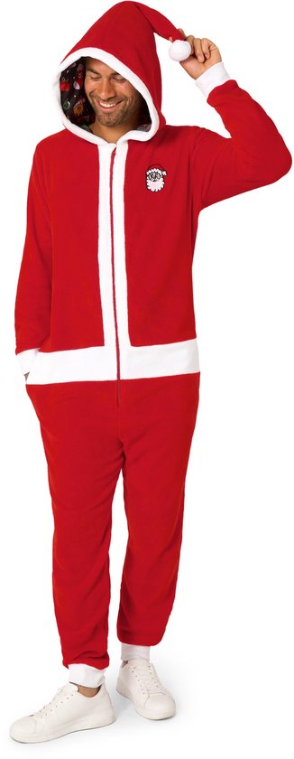 OppoSuits Merry Jinglejoy Onesie - Kerstman - Volwassen Verkleedkleding - Kerst Kostuum - Pyjama - Chill Pak - Maat XS
