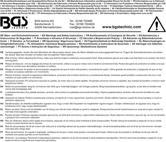 Clé tendeur BGS pour moteurs VW / AUDI 3,7L / 4,2L V8