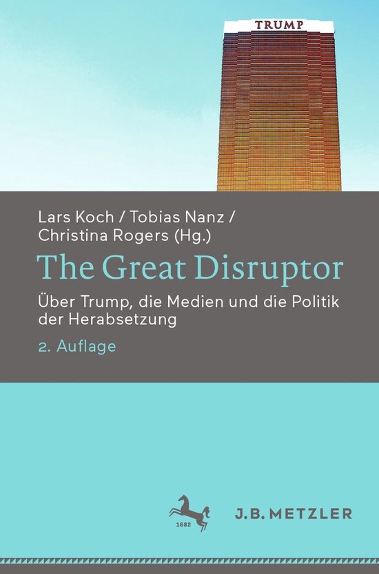 J.B. Metzler Humanities (German Language) - The Great Disrup ... - cover