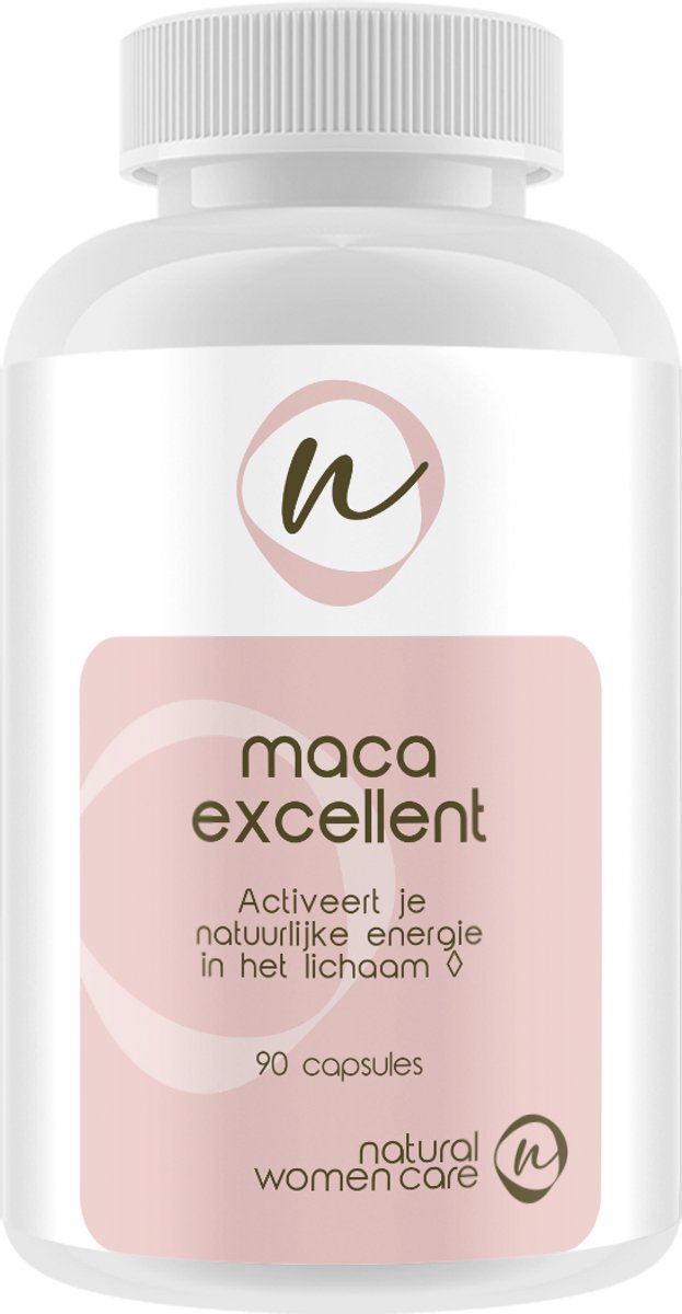 Natural Women Care - Maca Excellent - Gebruikt bij overgangsverschijnselen - Ondersteunt een gezond libido - energien- overgang - pms - hormonen - hormonale balans