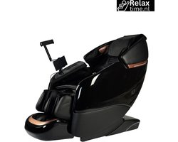 Galileo Premium Elektrische Massagestoel Zwart – Compacte Zero Gravity Relaxstoel met Voetmassage & Verwarming