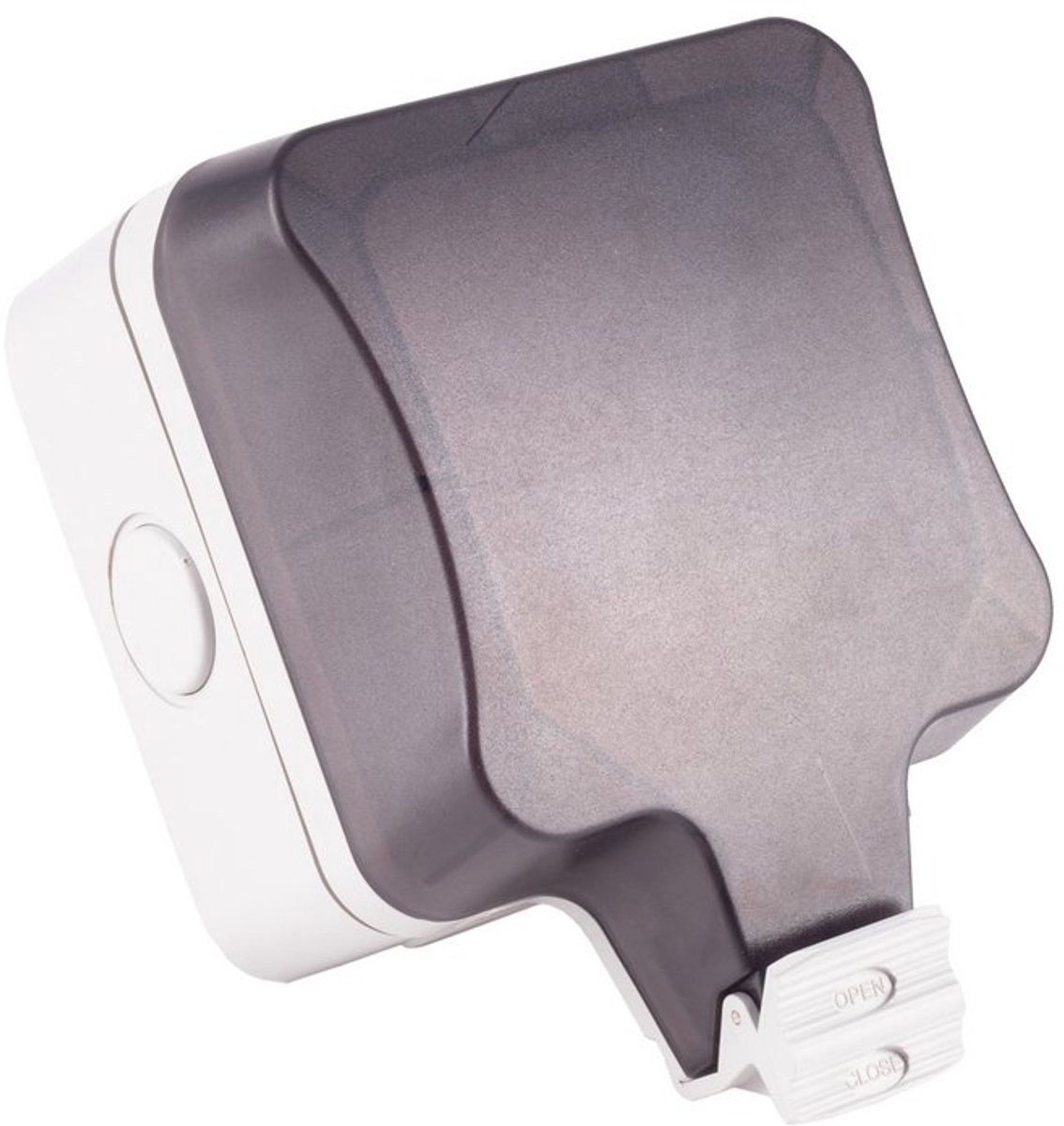 Wandcontactdoos voor 2 Keystone modules - outdoor (IP66) / grijs