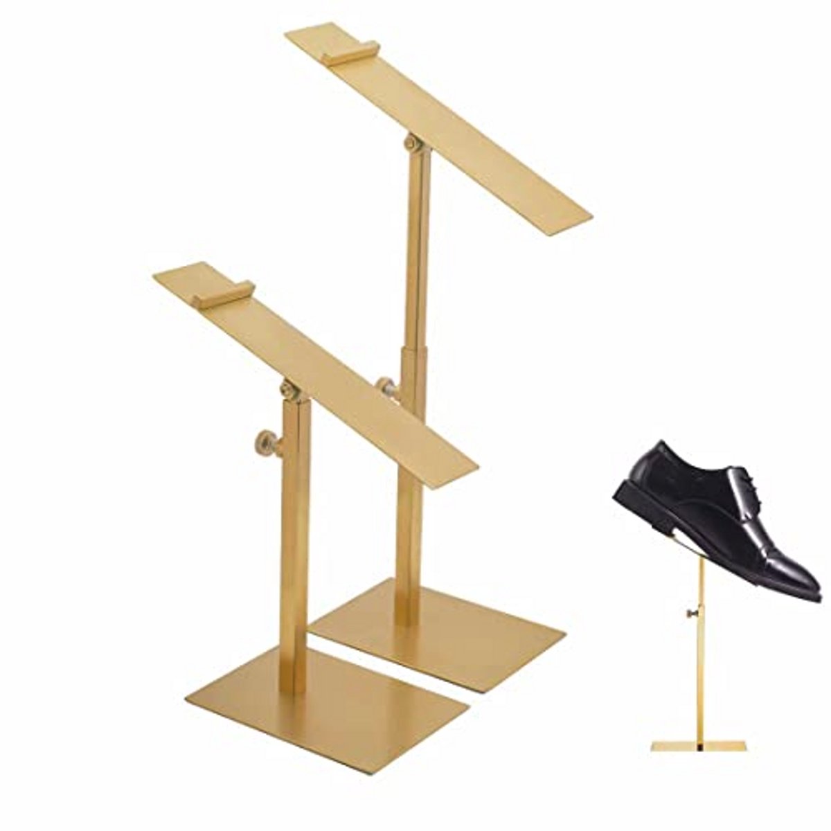 Metalen Schoenenrek Display Stand - Stapelbare Schoen en Handtas Houder 2 Stappen