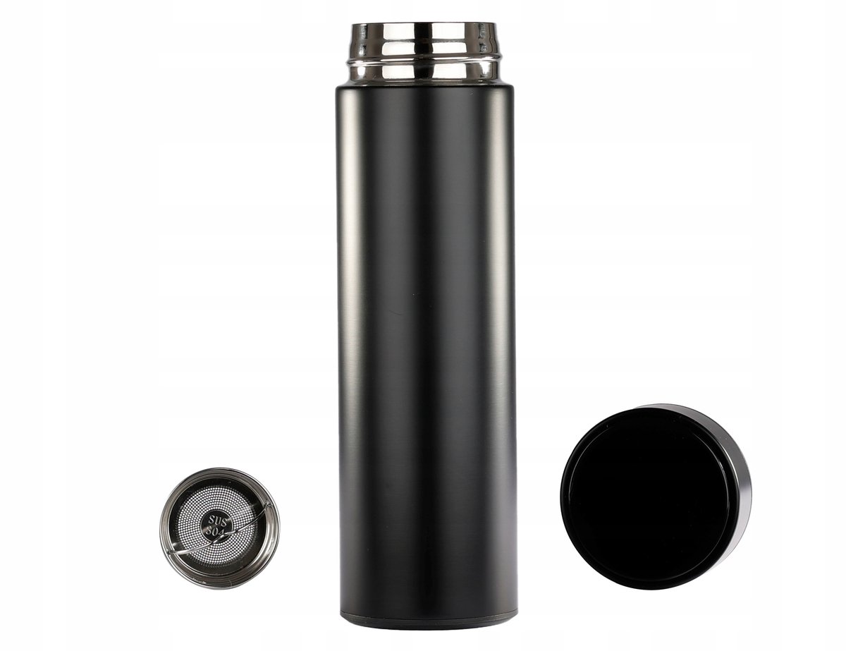Smart Thermos Mok - 500ml RVS, Houdt Warm/Koud