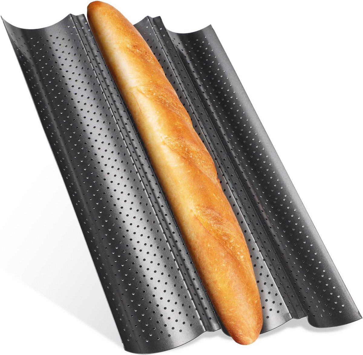 Baguette Bakvorm met Anti-aanbaklaag - Perfect voor Versgebakken Brood