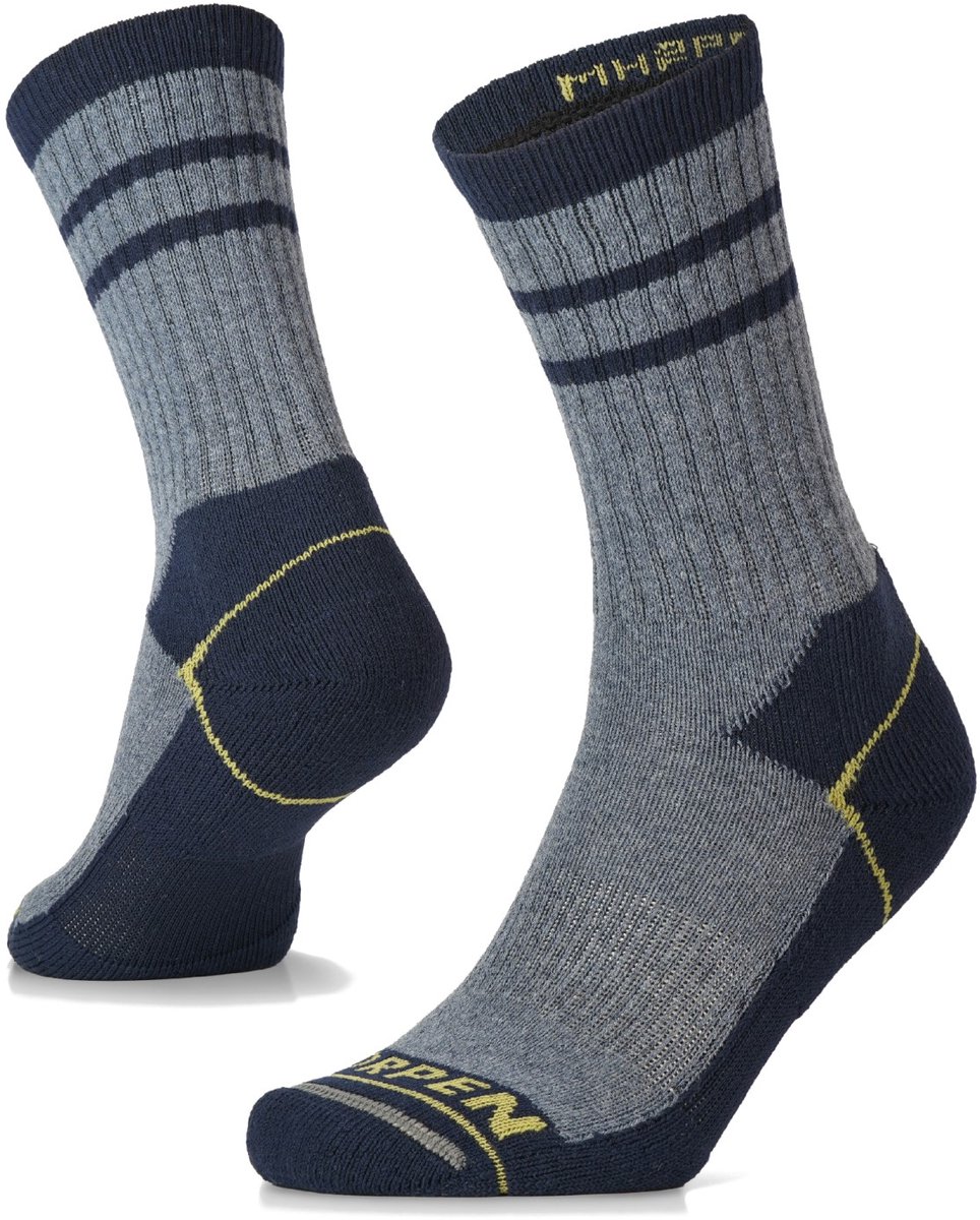 LORPEN Wool Hike Crew 2-pack – 35-38 Grijs