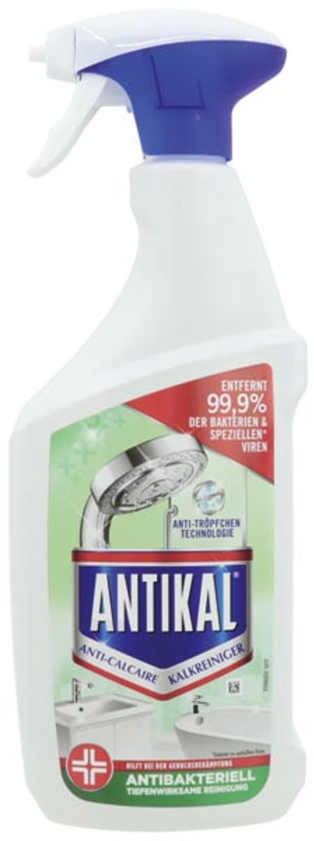 Antikal Kalkreiniger Spray Antibacterieel – 800 ml