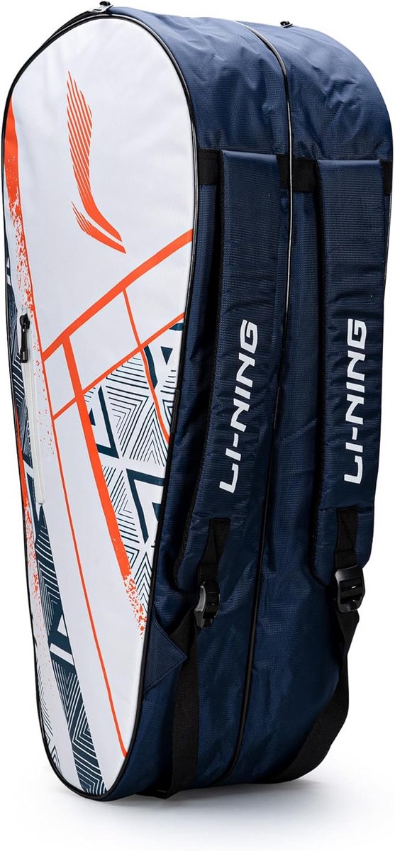 Duurzame Polyester Sporttas met Dubbele Rits voor Tennis en Badminton