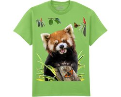 Rode Panda Lesser Red Panda The Coloured House T-shirt 3XL