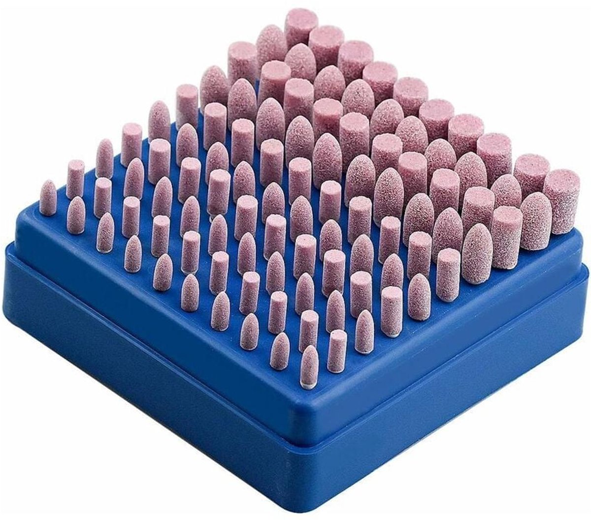 TuseRxln Slijpsteen - 3 Mm Schroefdraad - 100 Stuks Slijpwiel Set voor Polijsten en Slijpen - Geschikt voor Metalen en Glasoppervlakken - Groothoek