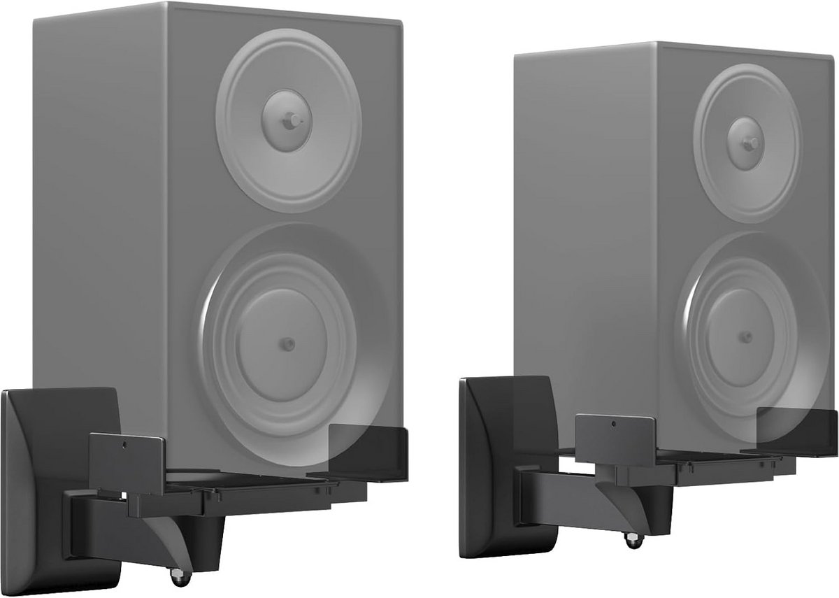 Universele Muurbeugel voor Speaker, Draaibaar en Kantelbaar, Draagvermogen 15kg