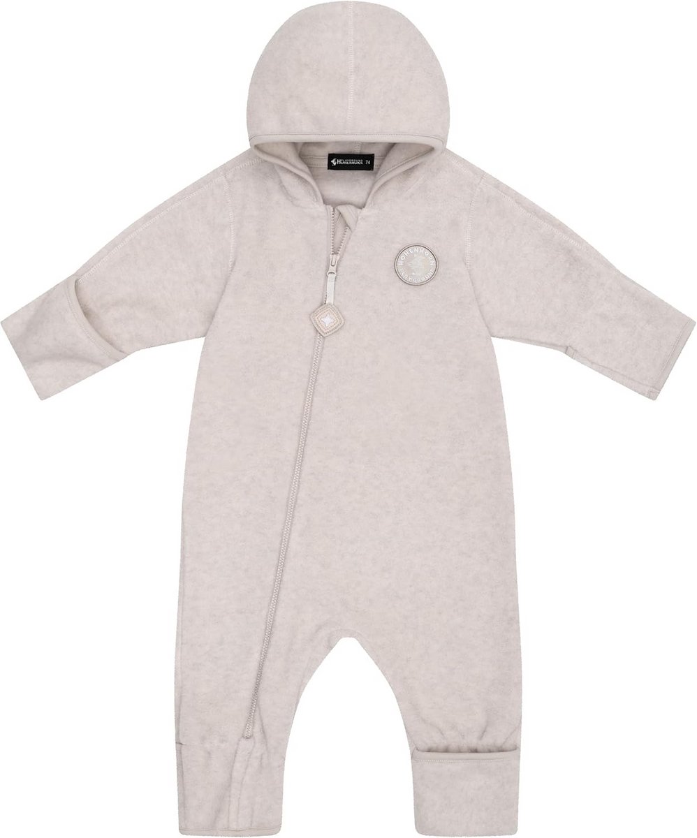 Warme Kinder Fleece Jumpsuit met Capuchon voor Baby en Peuter