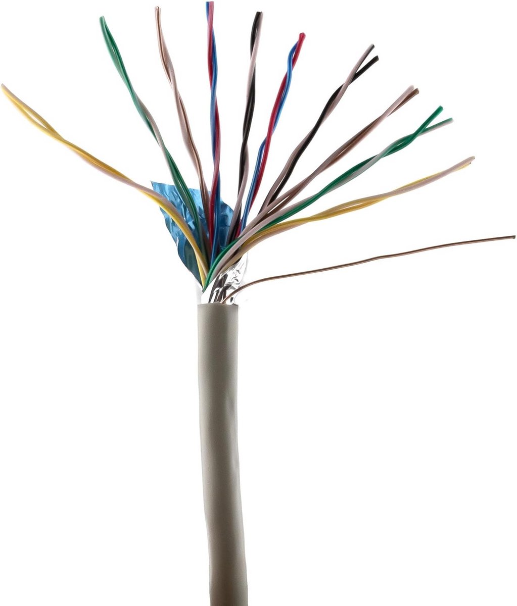 Telefoonkabel 20-aderig 25 meter voor vaste installatie