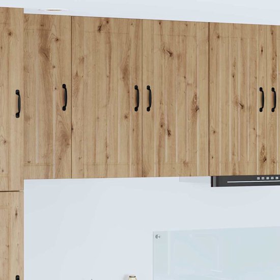 Keukenkast | Wandkast | Muurkast | Opbergkast aan de muur met plank Artisan Eiken 30 x