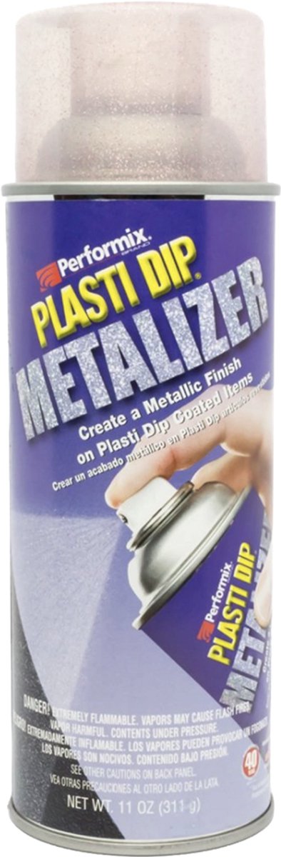Plasti Dip Spray Red Metalizer – Metallic Topcoat Aerosol (325 ml)
