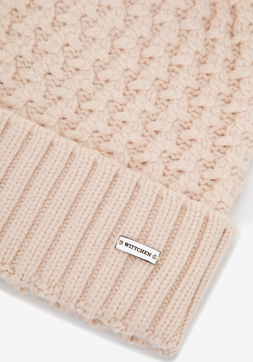 Wittchen - Damesschap - Viscose - Fijn Weefpatroon - Beige