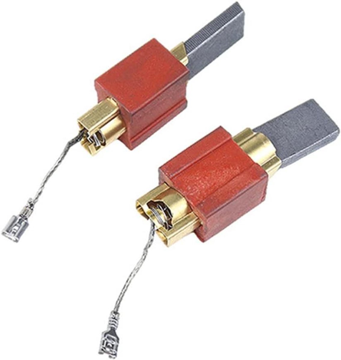 Allecta - Koolborstels voor Wasmachine - Compatibel met Wasmachine & Wasdrogers - Serie W700/W800/W900 - Meteor 2061/W961 - 2 stuks