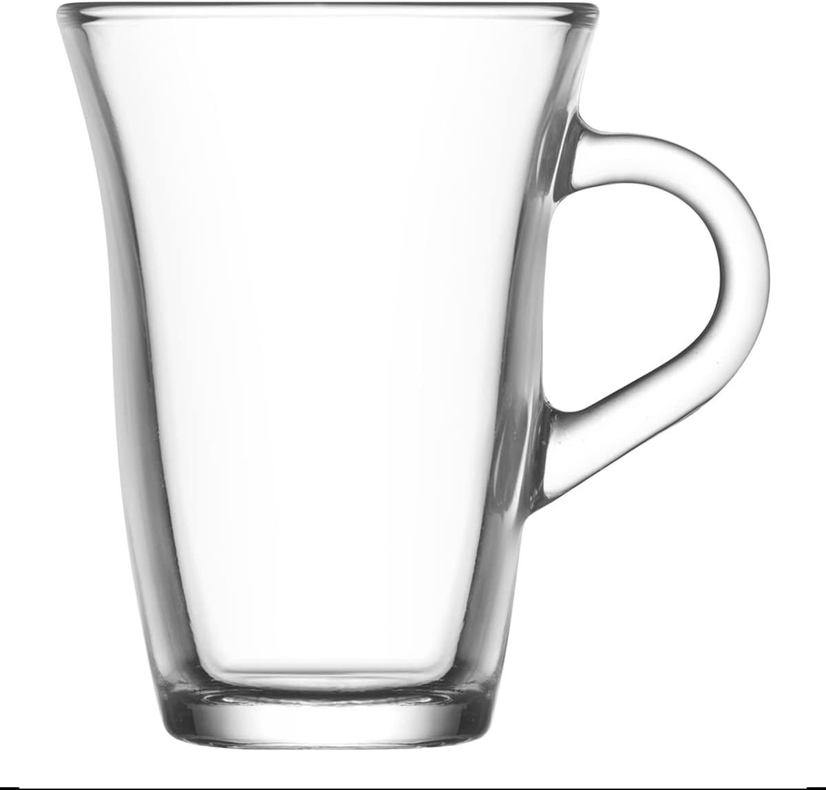 Set van 6 Turkse Thee Glazen met Oor - Klassiek Theeservies