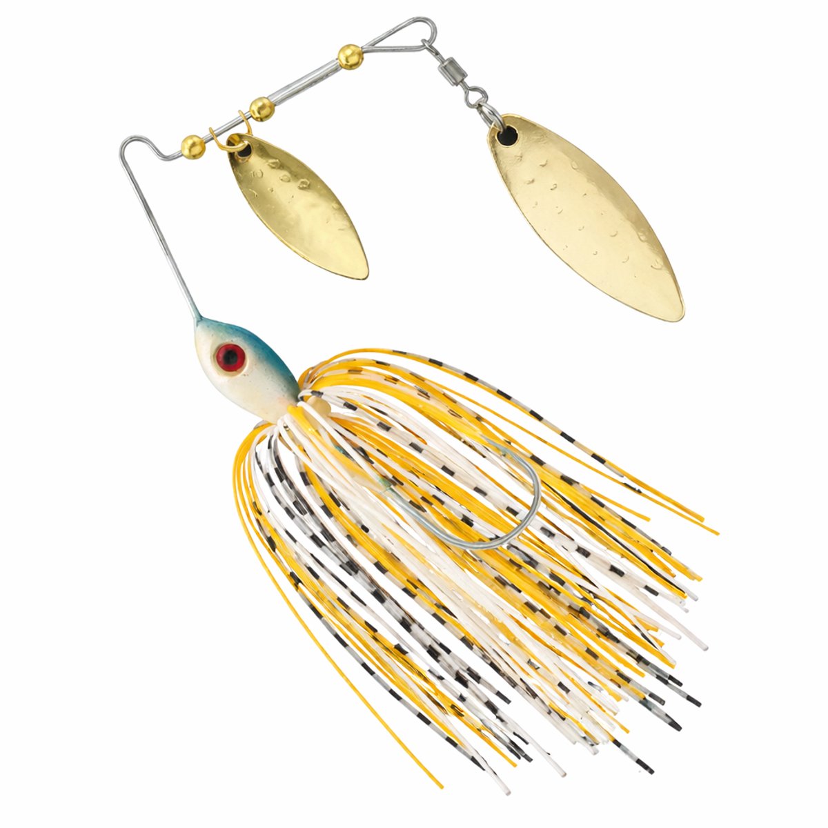 PikeAttack - Spinnerbait - Roofvissen - Oranje/Wit - 10cm - 15g
