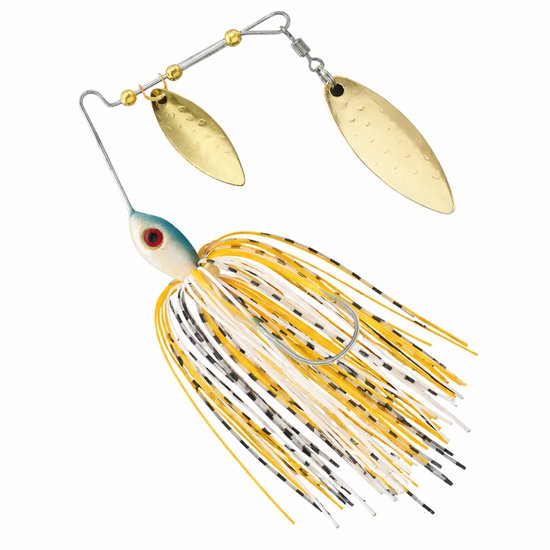 PikeAttack spinnerbait – oranje/wit – 10cm – 15g