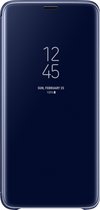 Samsung S9+ Clear View Standing Cover - Blauw