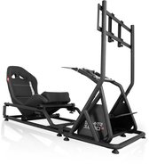 REBBLERS® SIMR 1000M Sim Racing Cockpit + TV Standaard - Verstelbare Racestoel van Formula naar GT/Rally - Race Simulator - Zwart