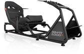 REBBLERS® SIMR 1000G Sim Racing Cockpit + Gearshift Holder - Verstelbare Racestoel van Formula naar GT/Rally - Race Simulator - Zwart