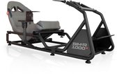 REBBLERS® SIMR 1000G Sim Racing Cockpit + Gearshift Holder - Verstelbare Racestoel van Formula naar GT/Rally - Race Simulator - Antraciet