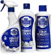 Bar Keepers Friend schoonmaakmiddel set - Poeder, Crème en Spray - Complete allesreiniger bundel