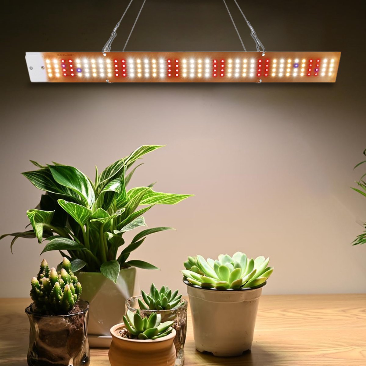 MUPOO LED Groeilamp – Ultra Bright Full Spectrum Kweeklamp voor Binnen Planten – Perfect voor Zaailingen, Bloemen & Groenten op Een Enkele Pot of Bureau – Hoge Planten, Groei en Bloei – 156 LEDs
