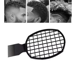 New Age Devi - Creëer Perfecte Afro Kapsels met de Nieuwe Kam voor Mannen - Voor Krullend Haar, Dreadlocks en Twist - Dé Must-Have Kappers Tool!