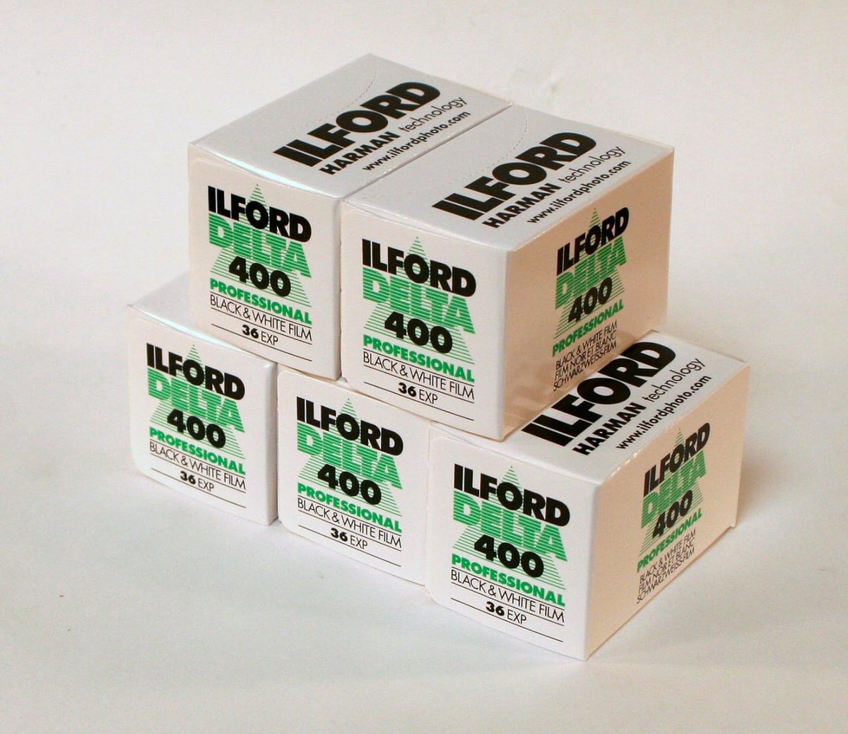 Zwart-Wit Film Rolletjes 35mm 400 ISO 36 Opnames Set van 5
