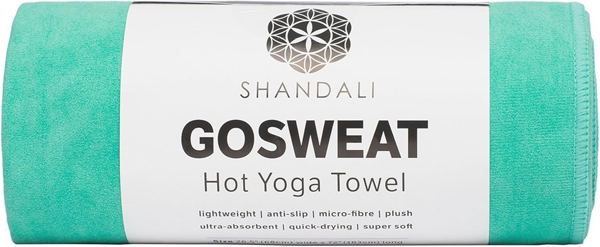 Super Absorberende Microfiber Handdoek voor Yoga, Pilates en Gym - 16 x 67,3 cm