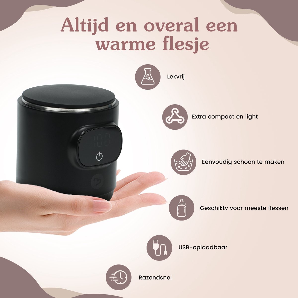 3Babies draadloze flessenwarmer thumbnail 6