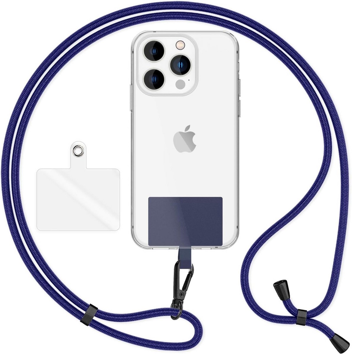 Universele Telefoonketting met Draagband en Karabijnhaak - 160 CM Verstelbaar Lanyard